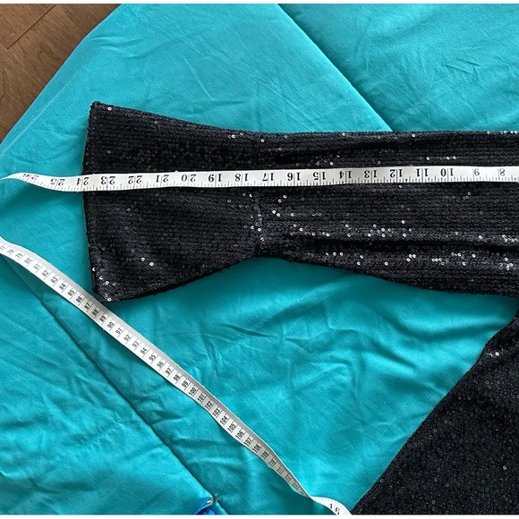 Boohoo Sequin Deep Cuff Shirt - Picture 7 of 10